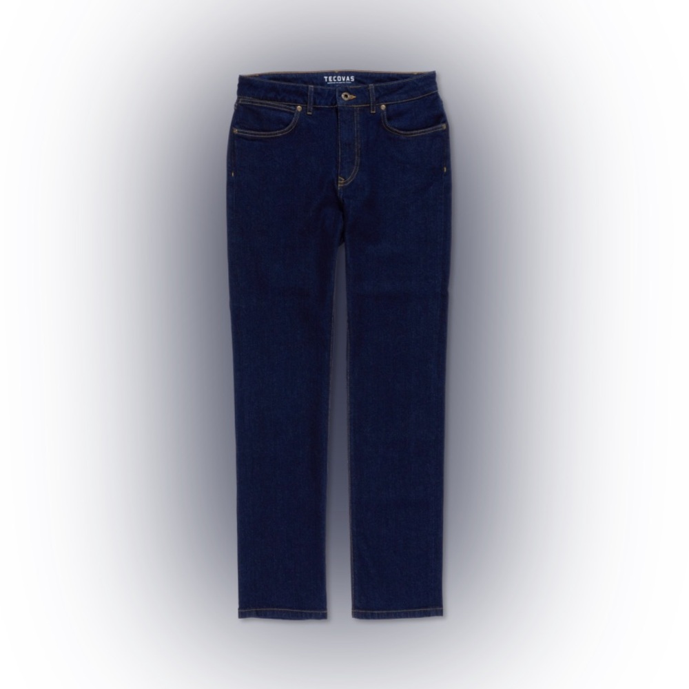Tecovas Mid Rise Stovepipe Dark Wash Jeans - Picture 3 of 16